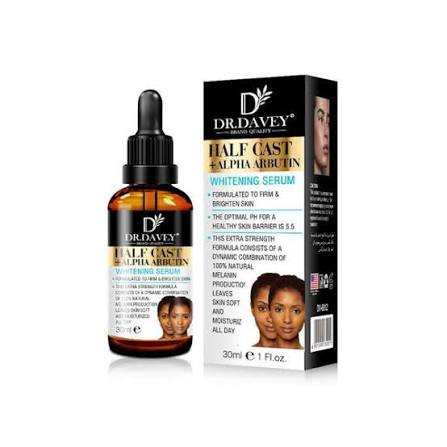 Dr Davey Half cast and Alpha arbutin serum